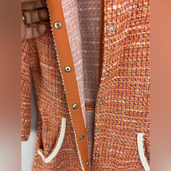 Maje Moda Tweed Shirt Dress Size EU 38 US 6 - Picture 8 of 14